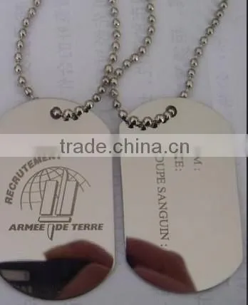 Staiinless steel custom dog tags