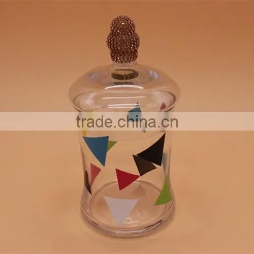 Glass Candy Jar For Decoration