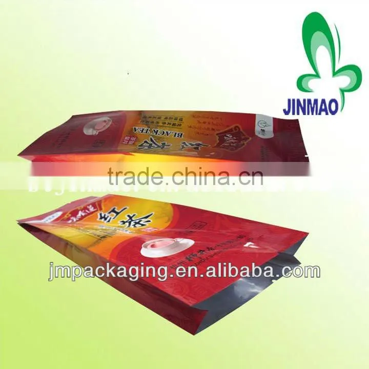 Customized print resealable stand up tea bag