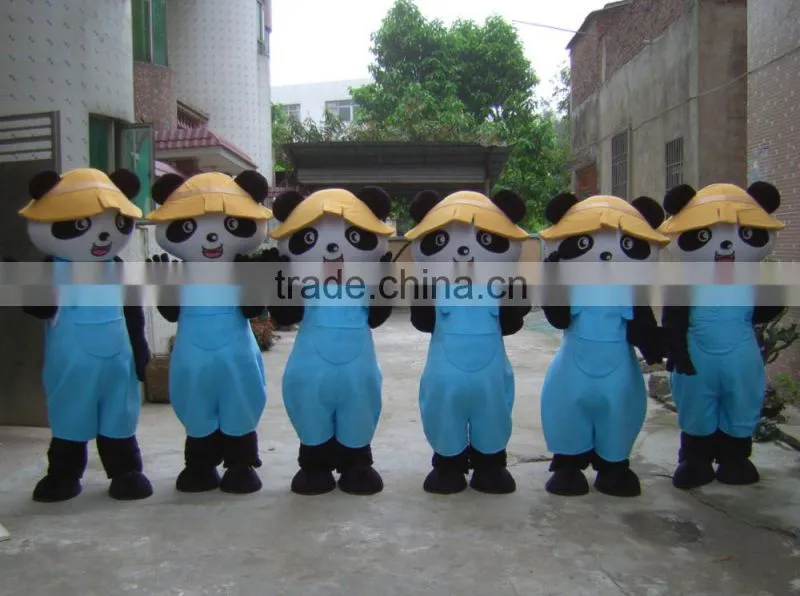 New pants boy panda mascot head/mascot costume/mascot