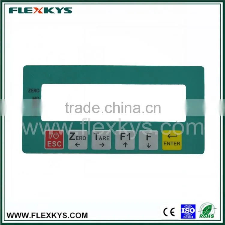 High Quality Custom Prototype Graphic Overlay for Industrial Controller Membrane Panel