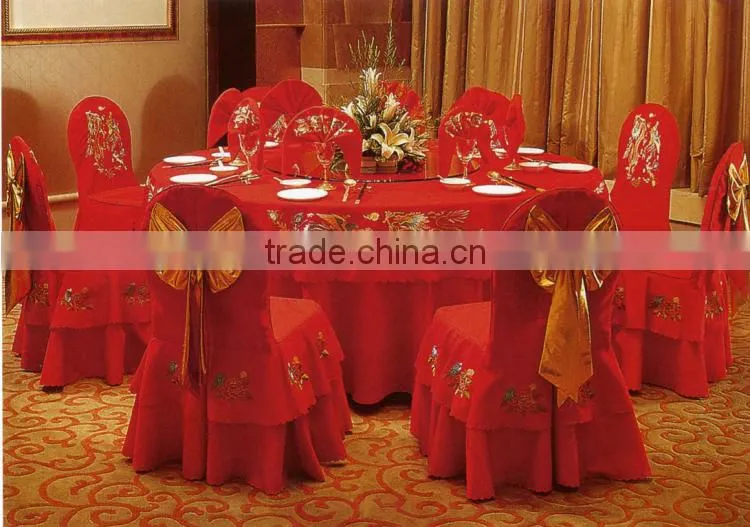wholesale Modern wedding round nylon table cloth