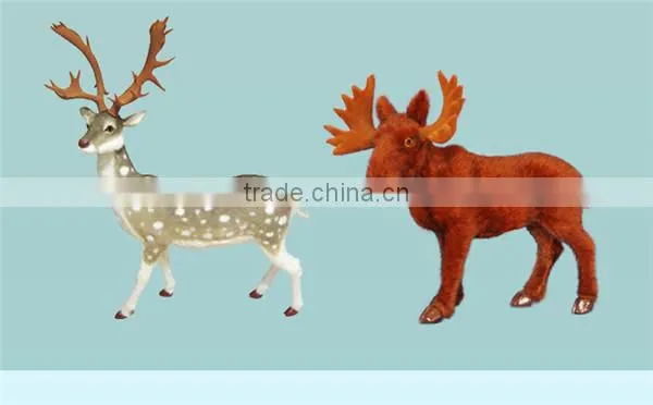 Taxidermy deer unstuffed animals real looking deer hanging toy