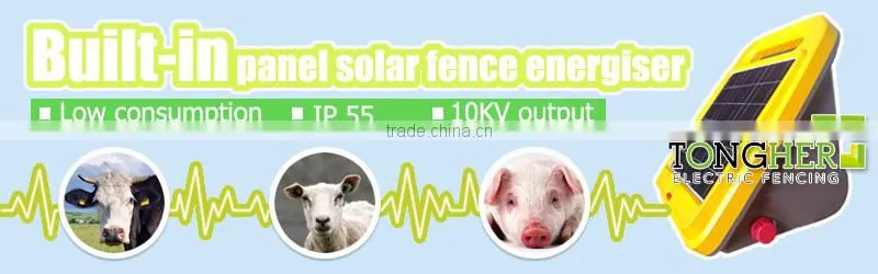 2J energizer for 40km Farm Solar Power Electric Fence Energiser Charger
