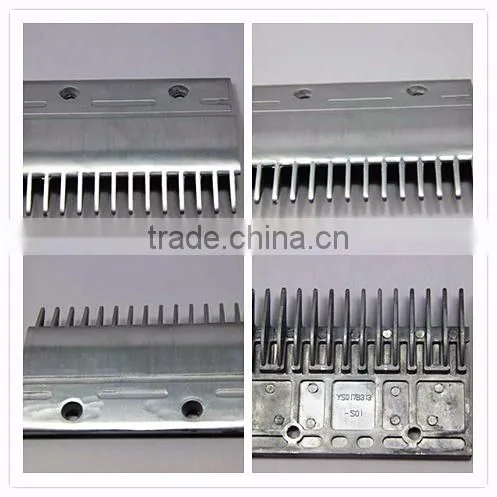 Wholesale 14 teeth aluminium alloy comb plate for escalator