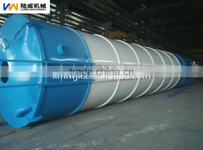 800T Concrete batching plant with bulk storage silo for cement