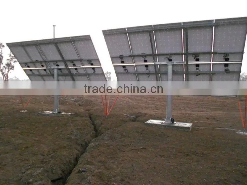solar panel mounting bracket on ground