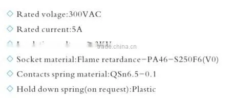 HEIGHT Hot Sale PX78705 Relay Socket /17 pin Relay Socket/general relay socket with High Quality Factory Price