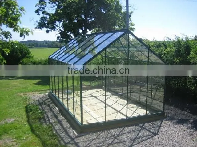 Spring clips glass greenhouse for plantting flower and vegetables HX78126G-1