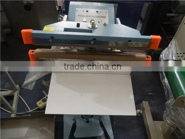 2017 Easy Operation Pedal Two Side Aluminum Foil Bags Sealing Machine