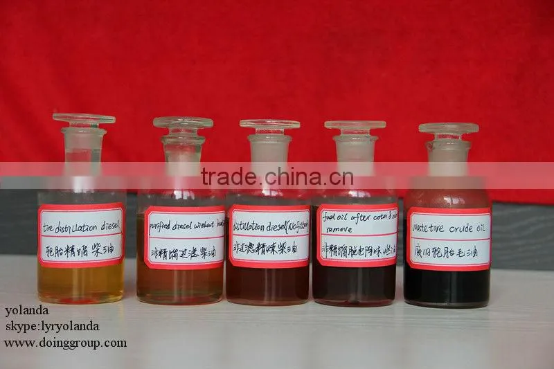 Automatic China truck tire to diesel oil recycling machine
