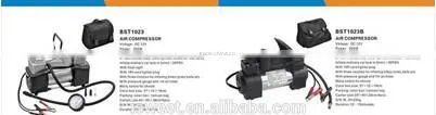 H90137 Small Air Compressor suitable for inflaing tyres/ dinghies and sport equipment