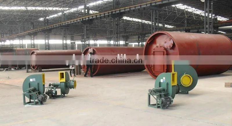 DAYI Good Stability Batch Type Used /Waste Plastic Pyrolysis Plant Convert Plastic To Furnace Oil