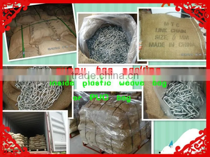 chinese ordinary mild steel link chain factory