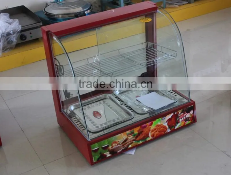 2 floors food warming showcases