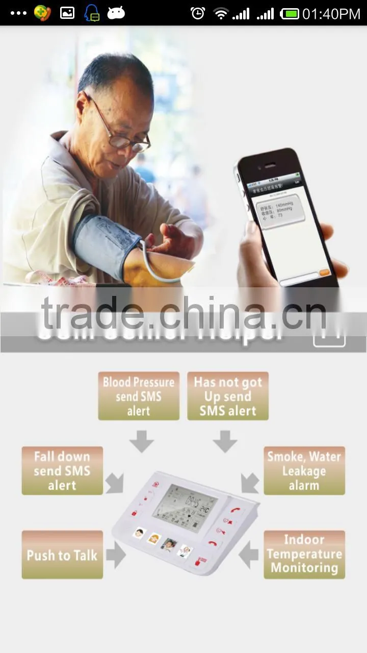 portable security medical alarm panic button T3