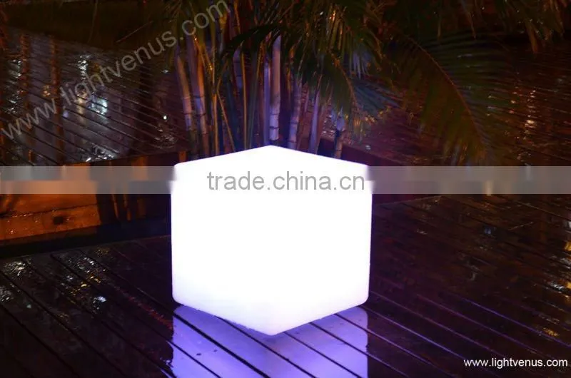 RGB led cube seat/led cube chair cube furniture for indoor and outdoor use