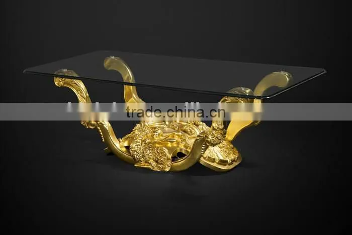 Imperial Noble Furniture Living Room Sofa, Luxury Wood Carved Three Seater Sofa With Gold Painted, British Royal Sofa Couch Set
