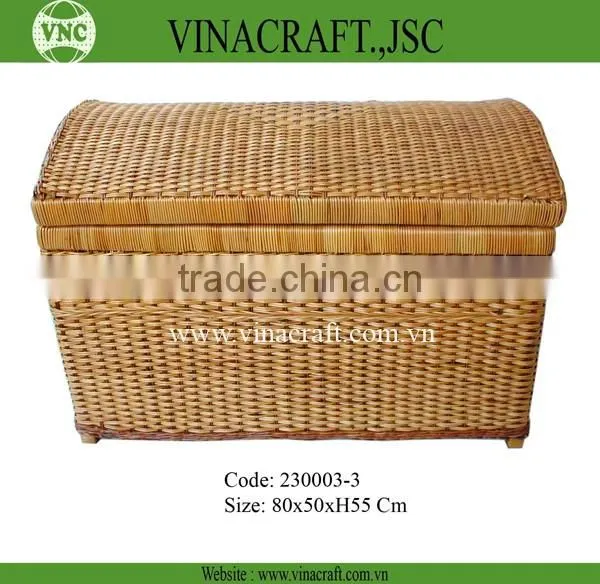 Home cabinet made from wicker material