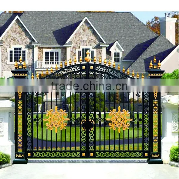 Courtyard Laser Cut Aluminum Garden Gate