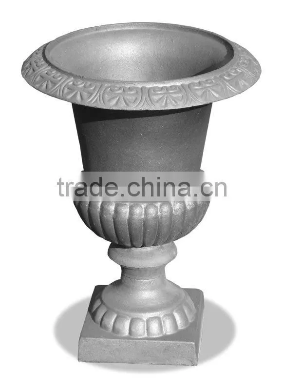 public cast iron flower pot / planter pots