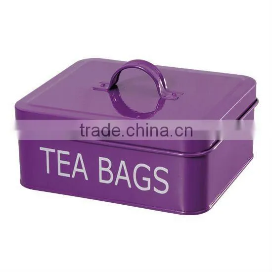 metal storage and for tea bag preparation at home or outdoor party wholesale