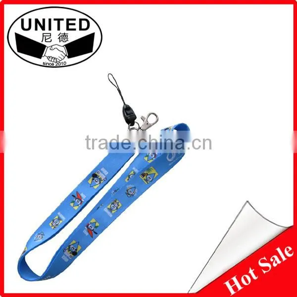 factory direct sale OEM patterned lanyard strap