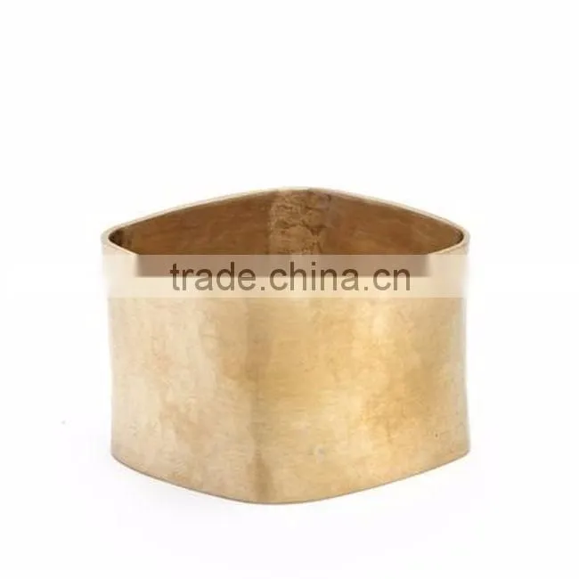 brass plated wholesale shiny wedding napkin rings