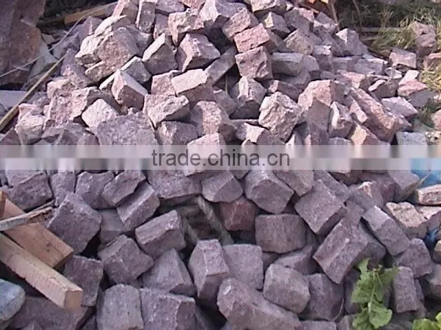 Red Paving Stone Red Granite Driveway Paving Stone Granite Mesh Paver