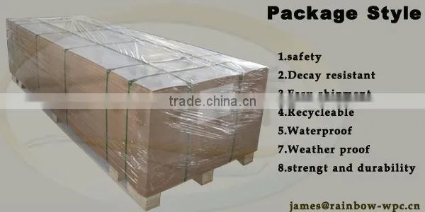 2014 popular wood plastic compoaite exterior wall panel, waterproof wpc wall panel, low price wpc wall cladding