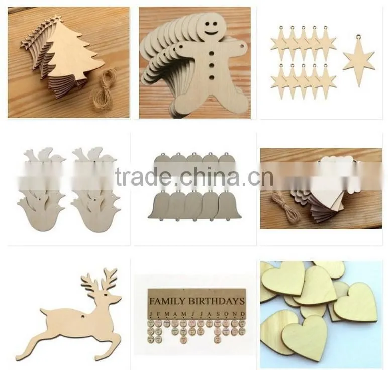 China Alibaba flower star tracery style natural wood table plate wine bottle mat wooden cup coaster for country living home deco