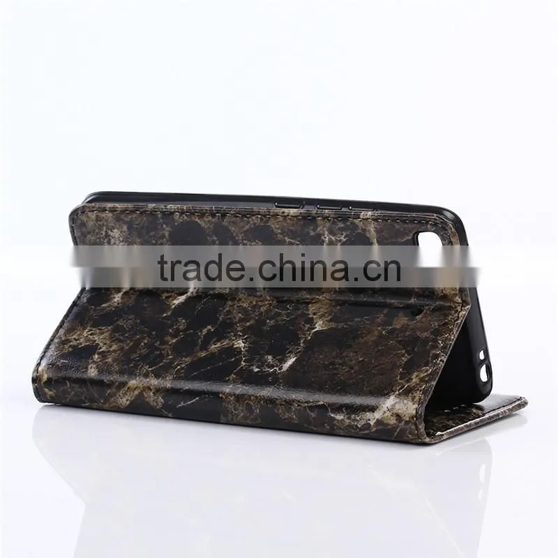 Noble design high quality marble PU card bumper/pocket cell phone case for Xiaomi