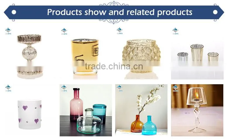 Professional scrub cup shaped glass crystal home craft