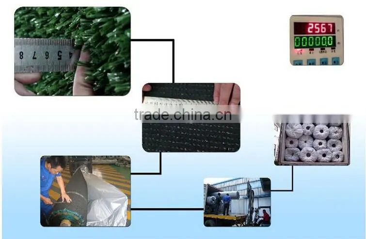(HD-208)2014Newest quality artificial grass rubber mat for sports and landscape