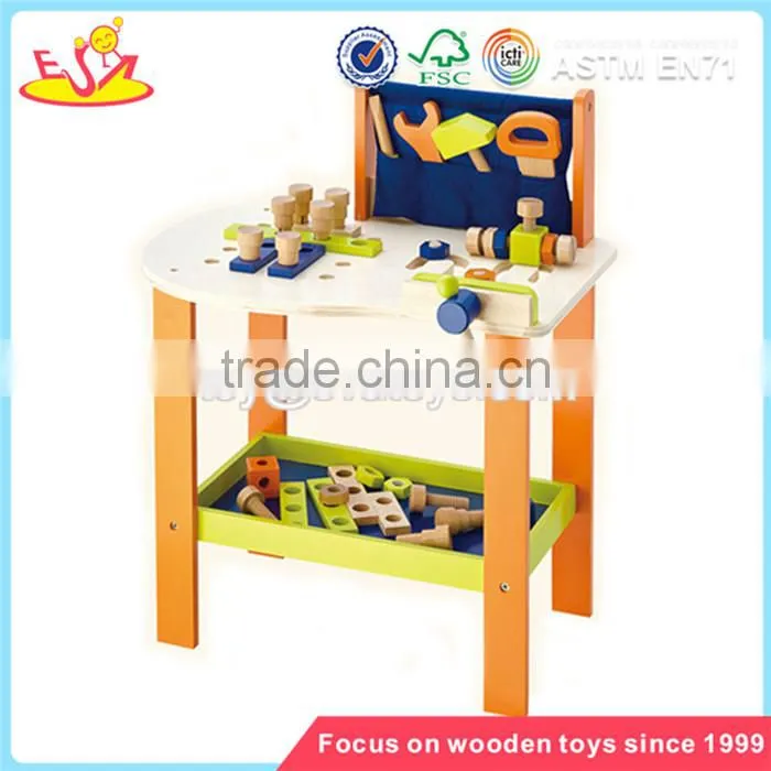 wholesale creative kids wooden assembly tools toy diy baby wooden assembly tools set toy W03D025