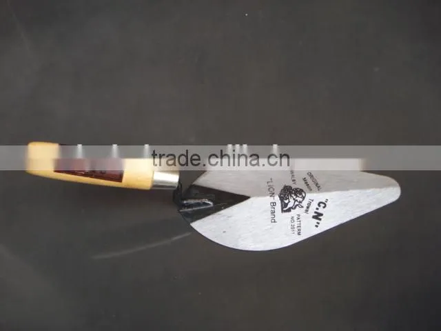 construction tools bricklaying trowel with wooden handle brick trowel