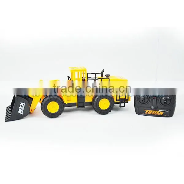 6CH RC Bulldozer Toy Car kids plastic construction toy