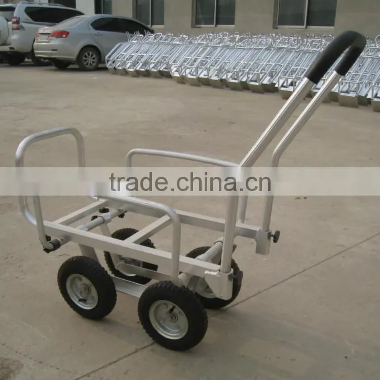 four wheel tool cart aluminum trolley