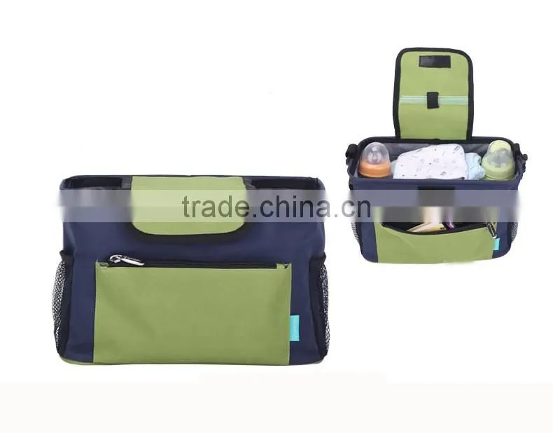 Polyester hanging troller baby organizer bag