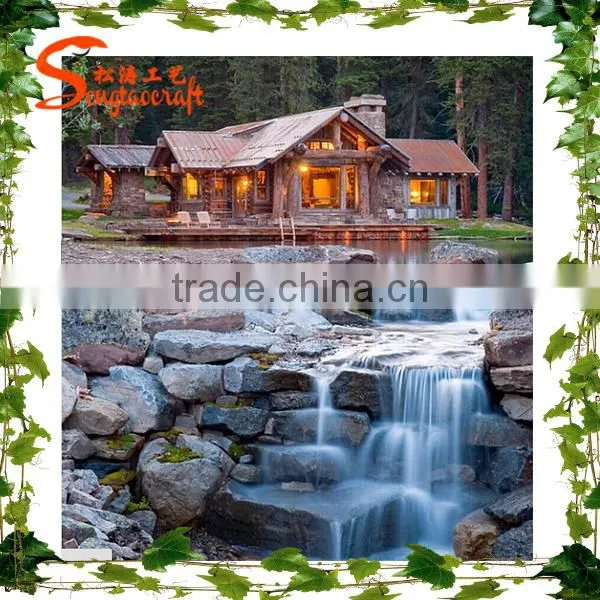 Artistic artificial waterfall fountain garden decorative landscape artificial waterfall fountain