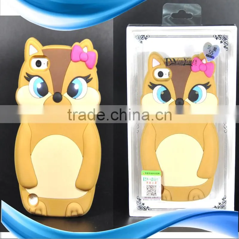 Phone protector: 3D animal shape metal mobile phone case cover protector