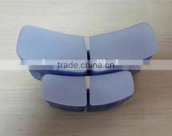 beautiful transparent PVC plastic collar butterfly, shirt collar support, garment collar stay