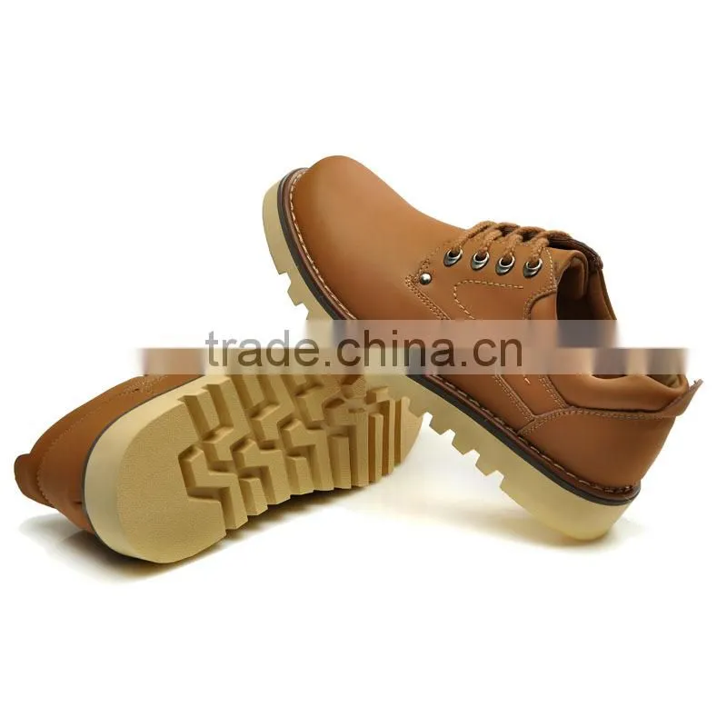 high quality adults footware work shoes casual fashion for men, hot sell leather casual shoes for worker made in china factory