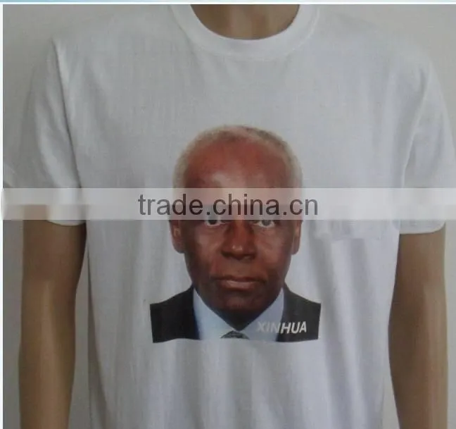 Customed full color printing 100 polyester election tshirts in good design