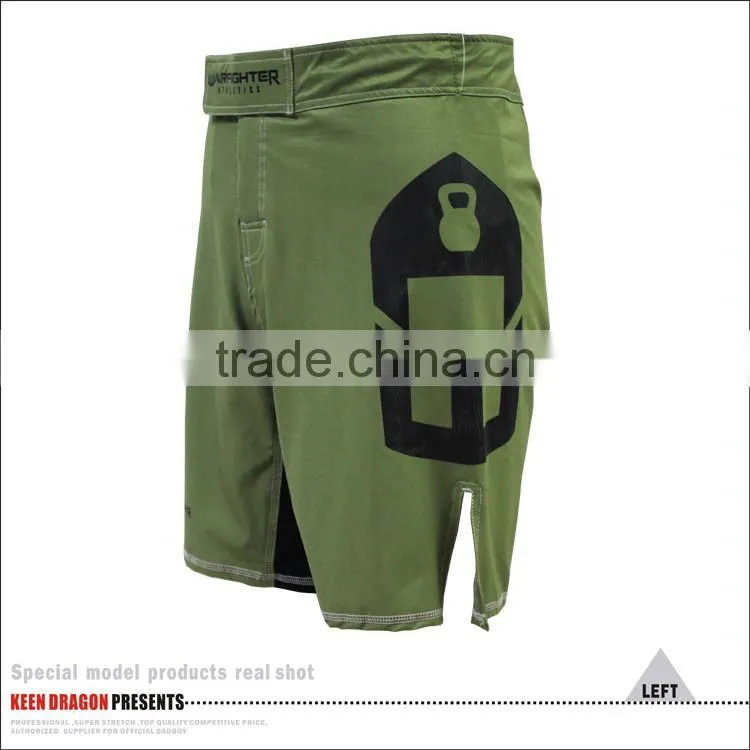 NEW STYLE HOT SELLING MENS GREEN MMA SHORTS WITH HIGH QUALITY
