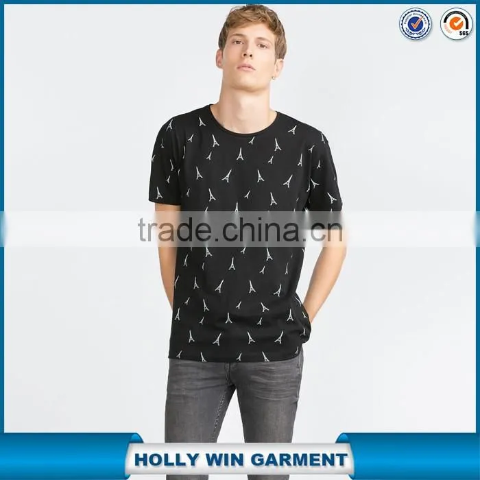 Slim fit jersey custom t shirt printing for men