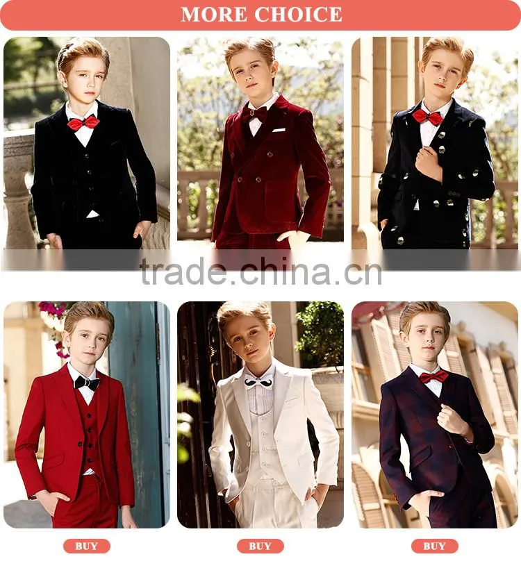 ELPA Velvet Sweat Slimming suits wedding children wear kids