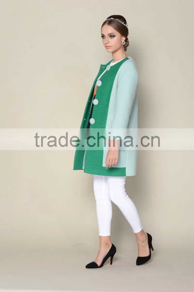 latest hot selling designs for 2015 2016 coat for winter, cheap price female coat winter