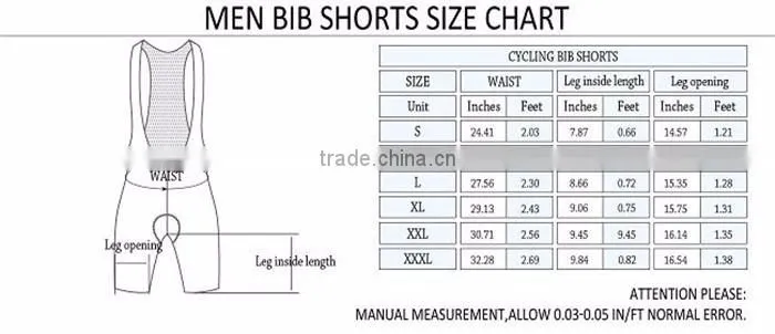 2017 Modern compression cycling wear short bicycle trousers