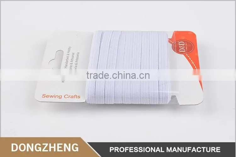 High quality wholesale household woven flat braided elastic bands for sewing